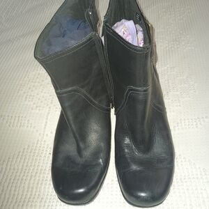 Clarks Black Ankle Boots for Women